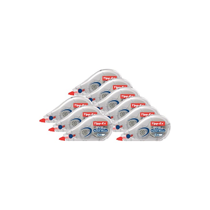 Tipp-Ex Mini Pocket Mouse Disposable Correction Roller (Pack of 3)