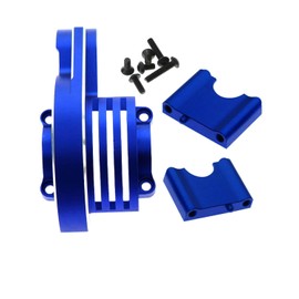 RCMYou RC Aluminum Main Gear Cover Alloy Upgrades Part for 1/8 Sledge 4WD,Hops up for Sledge 4WD Monster Truck RC Car #95076-4,Replace #9584,Navy Blue
