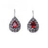 SUKKCCNO arete de plata S925 para mujer, con forma de