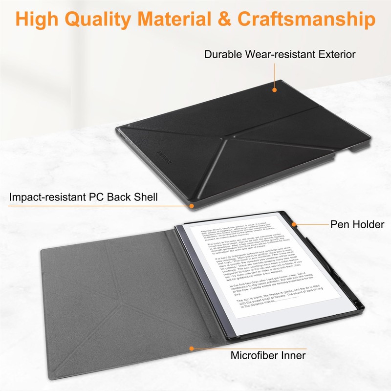HoYiXi Remarkable 2 Case for 10.3" (2020 Released), with Folding