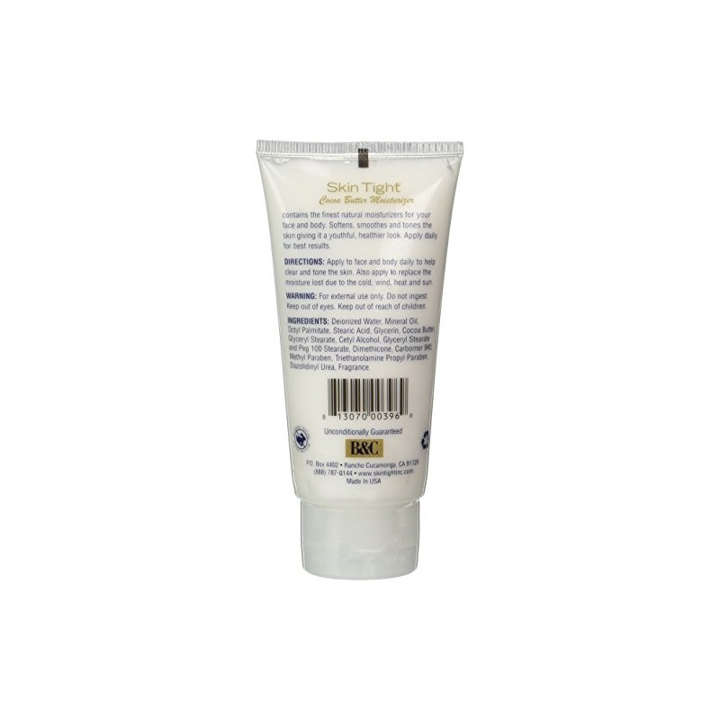 B & C Skin Tight Cocoa Butter Moisturizer