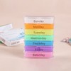 Portable Weekly Pill Organizer with Daily Dividers RD-11166 3ea