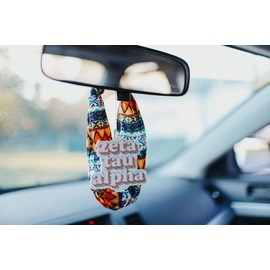 Sorority Shop ZTA Retro Air Freshener - Zeta Tau Alpha Bubblegum Scented Air Freshener – Sorority Retro Design Air Freshener for Car or Dorm– Sorority Gift, Charm Paraphernalia