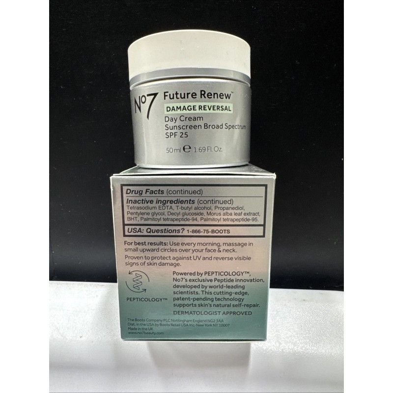 No7 Future Renew Damage Reversal Day Cream SPF 25 Sunscreen