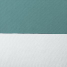 Exclusive Home Cabana Stripe Indoor/Outdoor Light Filtering Grommet Top Curtain Panel, 54"x96", Teal, Set of 2