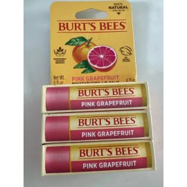 Beautsby 버츠비 핑크 그레이프 미니 립밤 4.25g 트리오(총6개)+ 틴티드 로즈 증정 Burt's Bees Pink Grapefruit Mini Lip Balm 4.25g Trio (Total 6 pieces) + Tinted Rose Gift