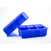 Large Cube Silicone Ice Tray, 2 Pack by Kitch, Giant