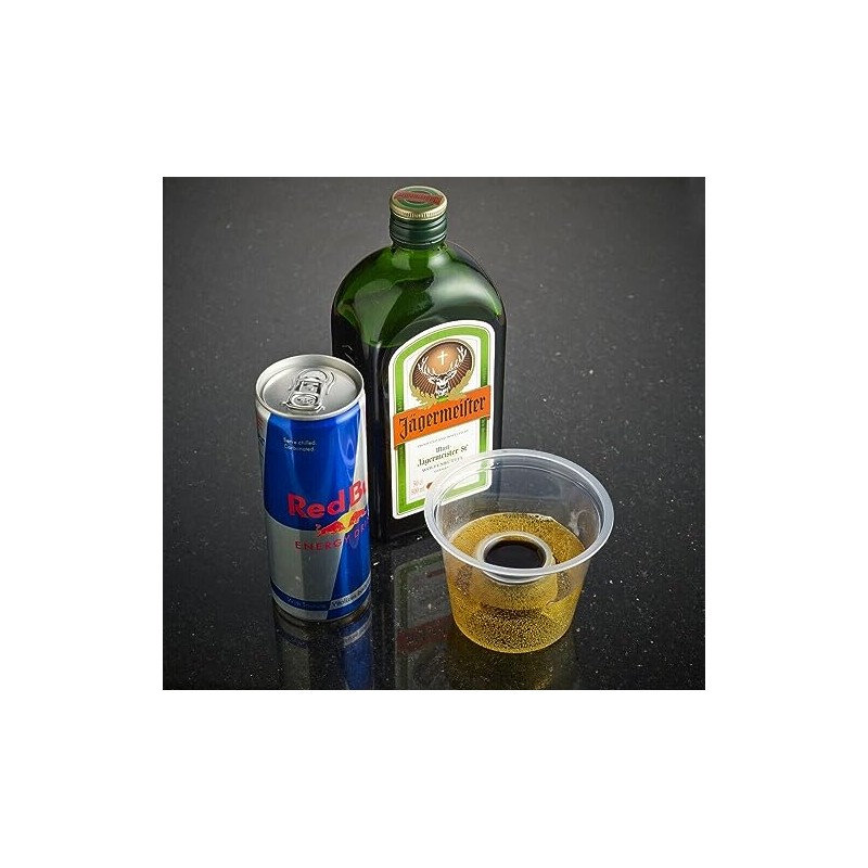 Efforias Bomb Shot Cups CE Marked Clear, 25CL, Sealed Pack