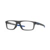 Oakley Men's OX8127 Pommel Rectangular Prescription Eyeglass Frames, Satin Grey