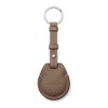 BONAVENTURA BATT1 AirTag Key Ring, Shrink Leather, Braun