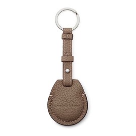 BONAVENTURA BATT1 AirTag Key Ring, Shrink Leather, Braun