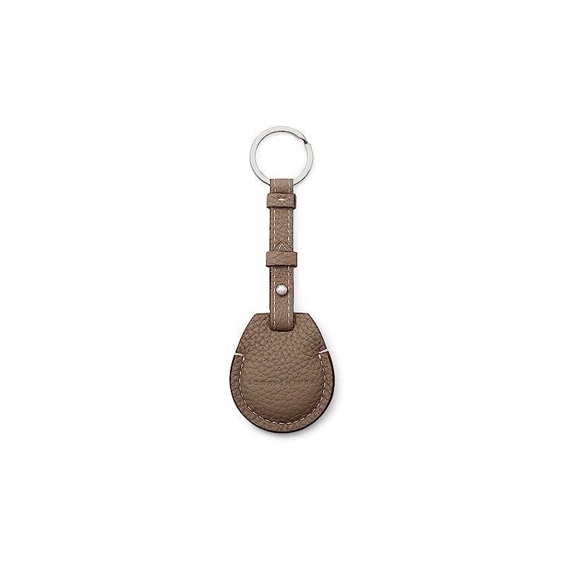 BONAVENTURA BATT1 AirTag Key Ring, Shrink Leather, Braun