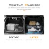 Flaconi Car Luggage Net, Car Net, Boot Net, Storage Net,