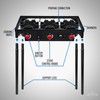 Hike Crew Auto Ignition 3-Burner Outdoor Gas Stove | 225,000
