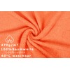 10 Piece Set Wash Mitts Premium, Colour: orange, Size: 16