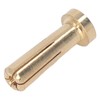 50 Pcs 5mm Battery Connector Plug 5mm Brass High Hardness