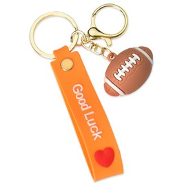 Inspirational Birthday Gifts for Rugby Players Girls Boys Good Luck Keychain Gifts for Rugby Lover Gifts for Women Men Rugby Team Gifts for Coach Rugby Keychains