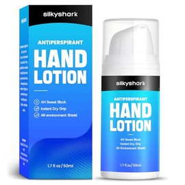 Crema antitranspirante para manos (1.7 fl oz), antitranspirante para manos y pies, frmula no pegajosa para manos sudorosas, agarre seco para deportes 