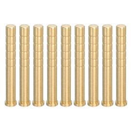 PATIKIL 150 Grain Archery Arrow Brass Insert, 9 Packs Insert Screw Copper Brass Arrow for .244/6.2mm Carbon Arrows