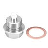 X AUTOHAUX 2 Set M18x1.5 Oil Drain Plug Aluminum Alloy