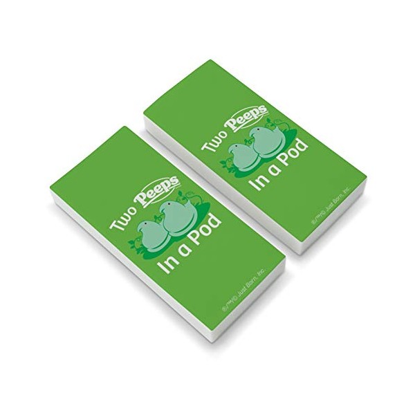 Two Peeps in a Pod Eraser Set of 2