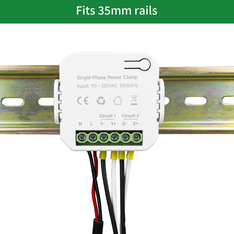 WiFi Smart Energy Monitor Electricity Meter Tester with 120A Current
