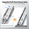 VITERLYNX 3/4" Thick 300Lbs Soft Close Heavy Duty Drawer Slides