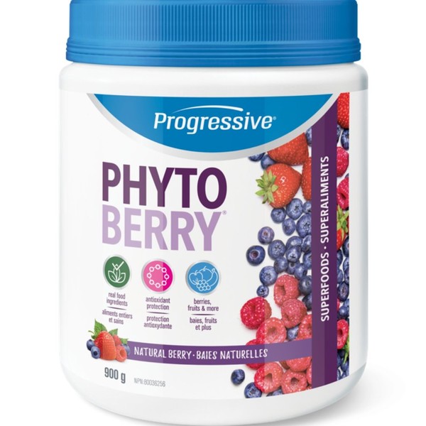 Progressive PhytoBerry (Real Food Ingredients), 900g / Natural Berry Flavour