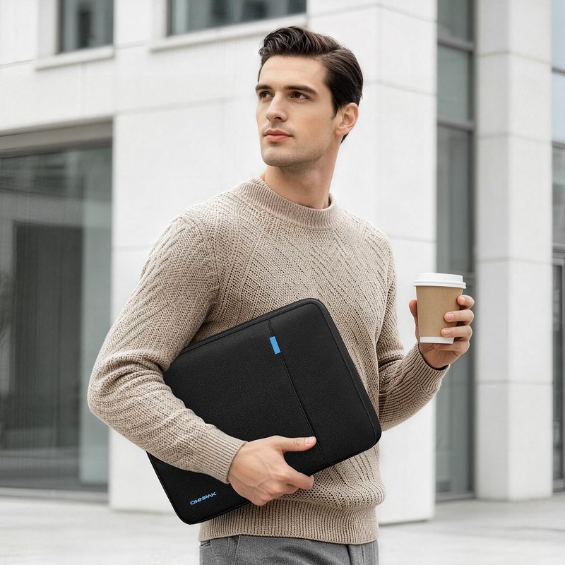 Omnpak Laptop Sleeve for 14" MacBook Pro M5-M1 Pro/Max, Shockproof