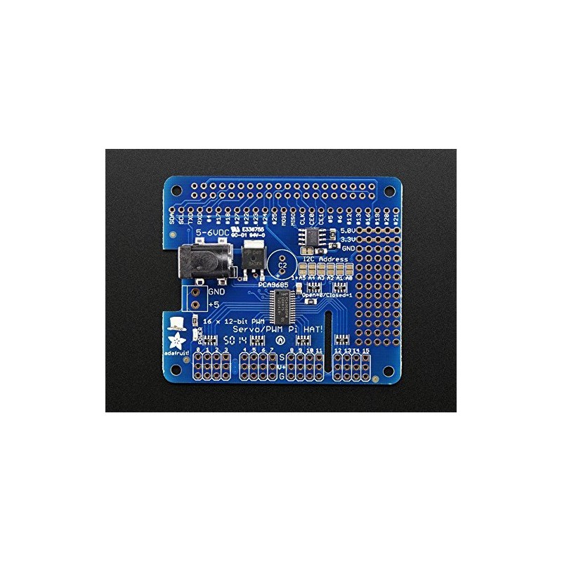 Adafruit (PID 2327) 16-Channel PWM / Servo HAT for Raspberry