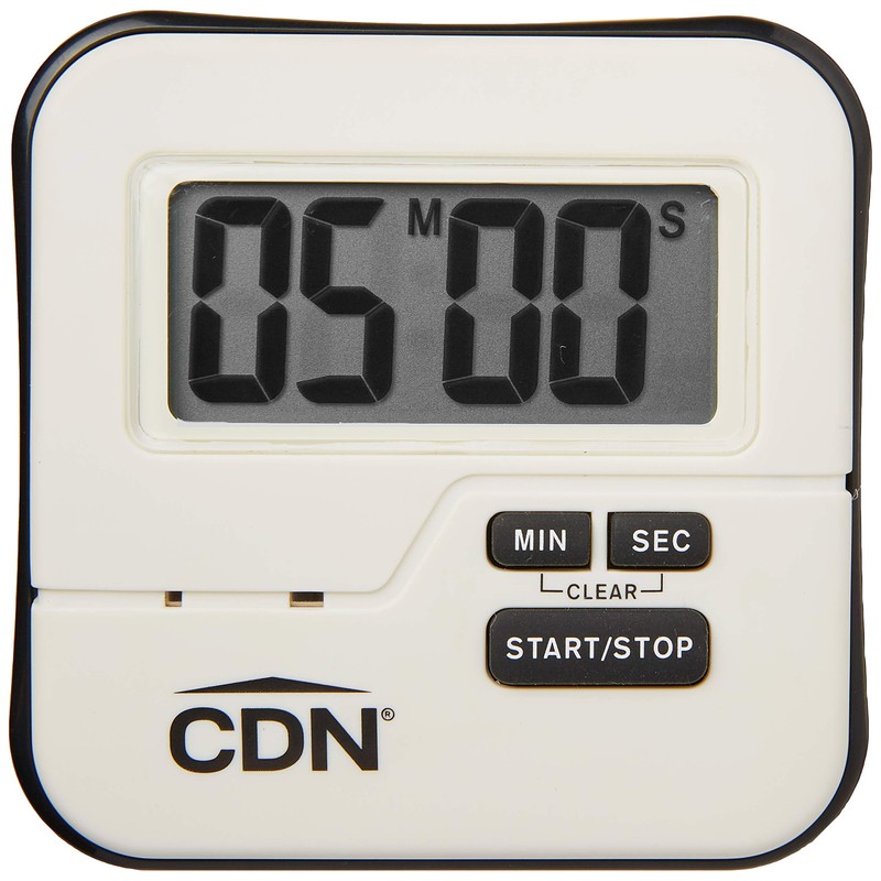 CDN Waterproof Kitchen Timer | Big Digital Display | 90-Second