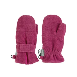 Sterntaler Unisex Children's Fleece Plain Mittens, magenta