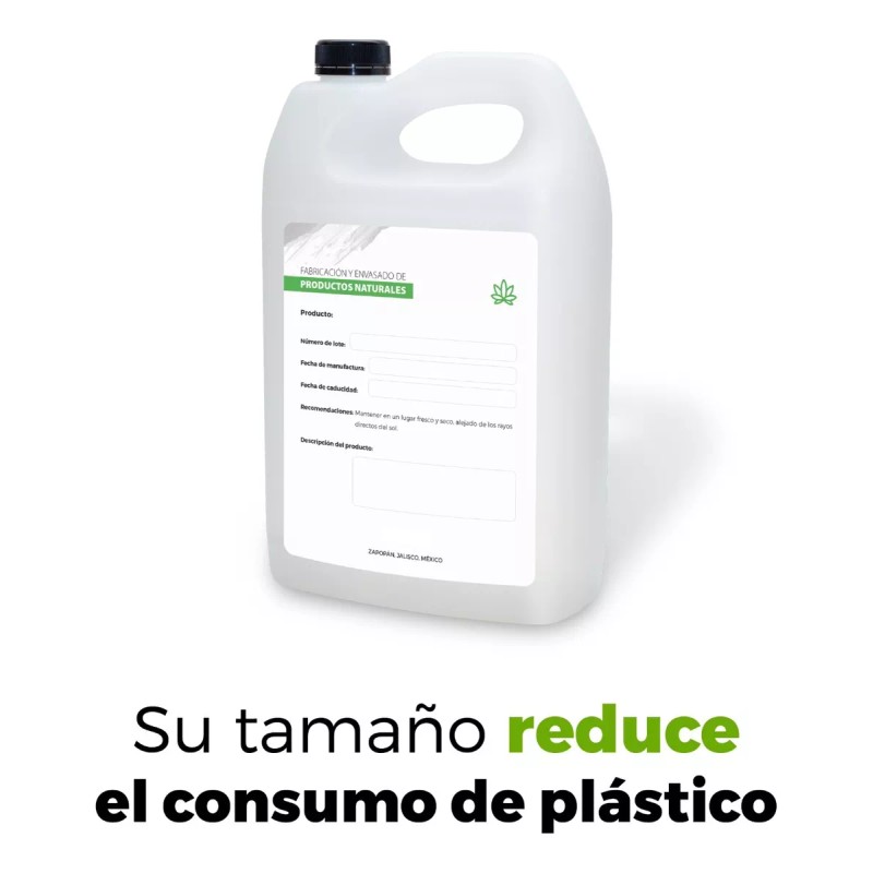 Beohemp Shampoo Biodegradable Bergamota Crecimiento 1 Galón