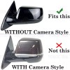 Torox 2015-2020 Chevy Tahoe Suburban Yukon MATTE BLACK Mirror COVERS