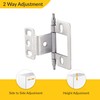 Brixwell QICY-001 Decorative Butt Hinge Partial Wrap Non Mortise Minaret