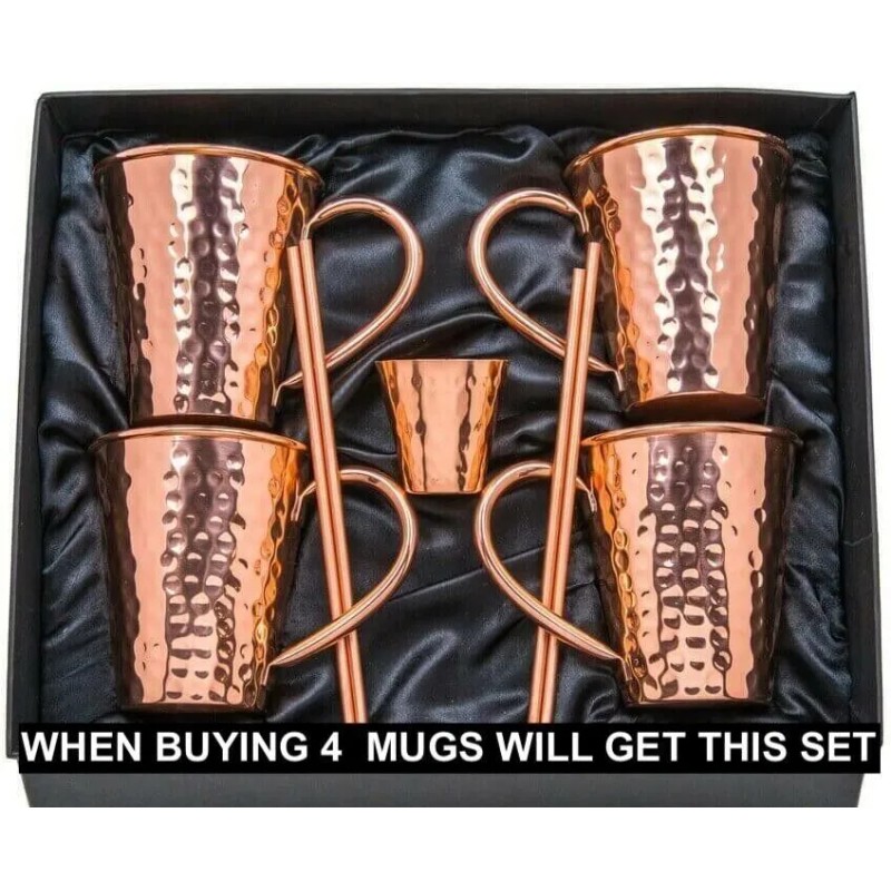Old Moscow Mugs One 100% Pure Copper Old Moscow Mug
