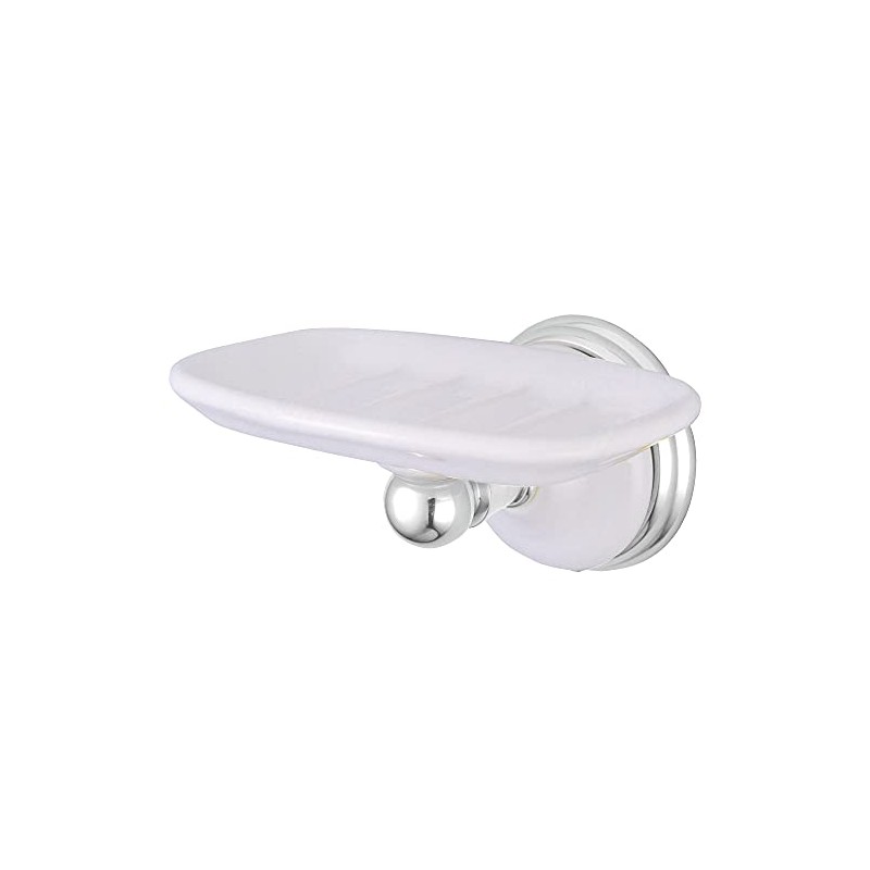 Kingston Brass BA1115C Victorian Soap Dish, Polished Chrome,5-1/4"