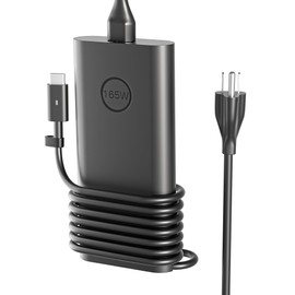 HSXIRQA 165W USB-C Ac Adapter Compatible with Dell Precision 5690 5680 3580 3581 XPS 17 9730 9720 9710 Dell Pro Max 14 16 Latitude 7640 7340 DA165PM210 Replacement Laptop Charger Power Supply