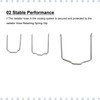 Intercooler Hose Retainer Clips, Anti-Crack Anti-Scratch 3 Pieces Heavy Duty