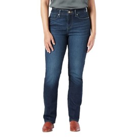 Levi Strauss Signature Gold Women's Modern Straight Jeans (Available in Plus Size), Angel Island, 14 Short