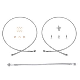 YMT Front Brake Line Kit 3line +2 inch Extended A-arms Fits for Yamaha Banshee 350 1987-2015