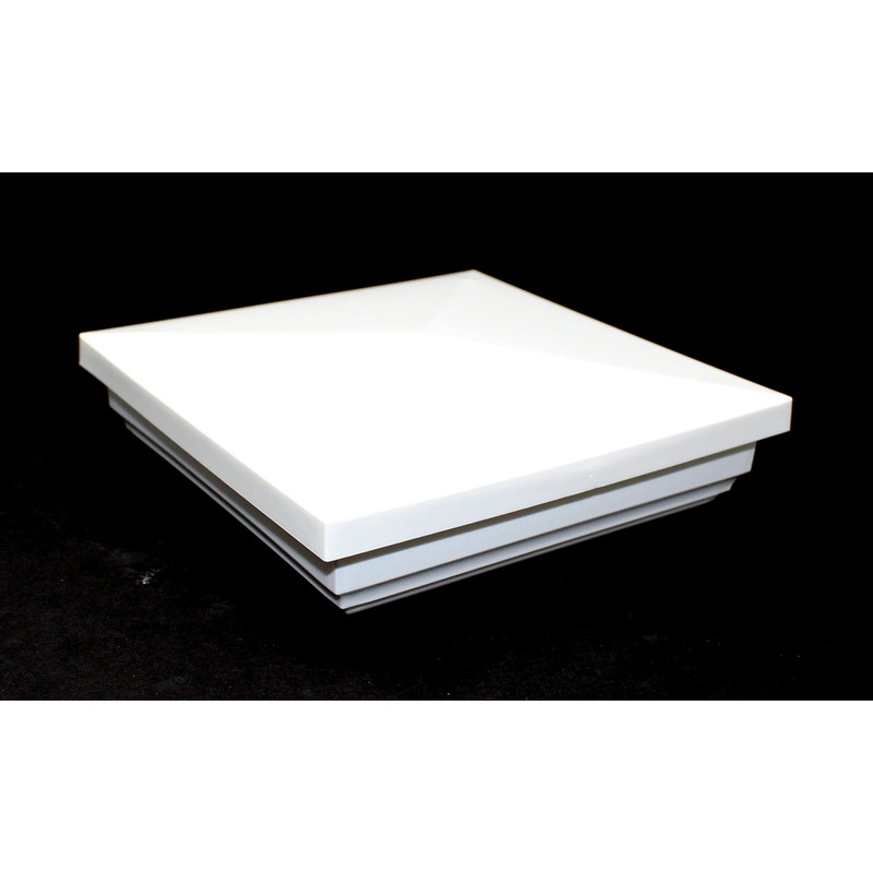 Tapones de plástico blanco de 5 pulgadas, estilo clásico de