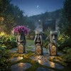 Whbbbj Easter Island Head Sculpture, Moai Statue Planter, Moai Solar