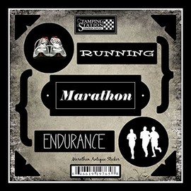Marathon Antique Sticker Running, Endurance