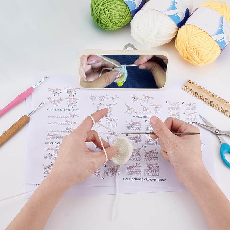 FREEBLOSS Crochet Kit for Beginners Crochet Daisy Bag Starter Kit