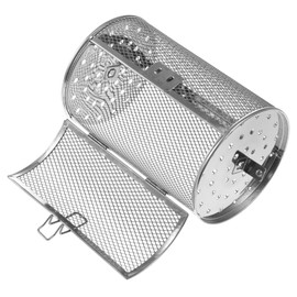 SHOWERORO Air Fryer Accessories Rotating Grill Oven Basket Stainless Steel Heat Resistant Easy to Clean Versatile