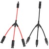LEPITERY Solar Connectors Y Branch Parallel Adapter 30A Cable 1