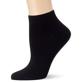 DIM Women's Tobilleros Invisibles Ankle Socks Black (Negro 0hz), One (Size: U) Pack of 2