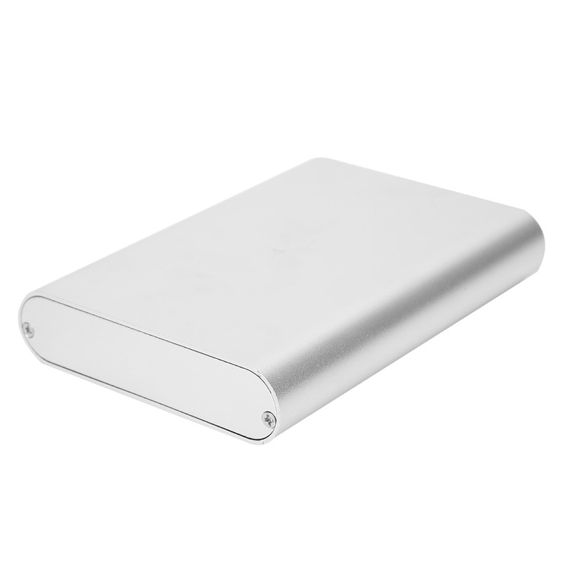 Aluminum Project Box Integrated Matte Silver Electronic Enclosure Case DIY