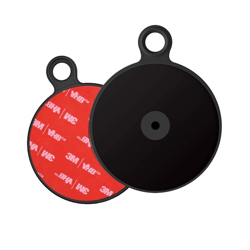 Wicked Chili 2X Klebe-Befestigungsplatten fürs Armaturenbrett, Klebeadapter für Navi Halterung,